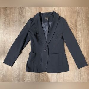 AGB Women's Navy Blue Blazer